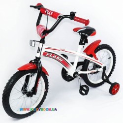 Велосипед FLASH 16" красный Baby Tilly T-21643